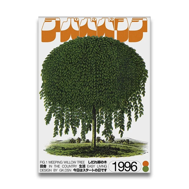 POSTER DÉCORATIF JAPONAIS
