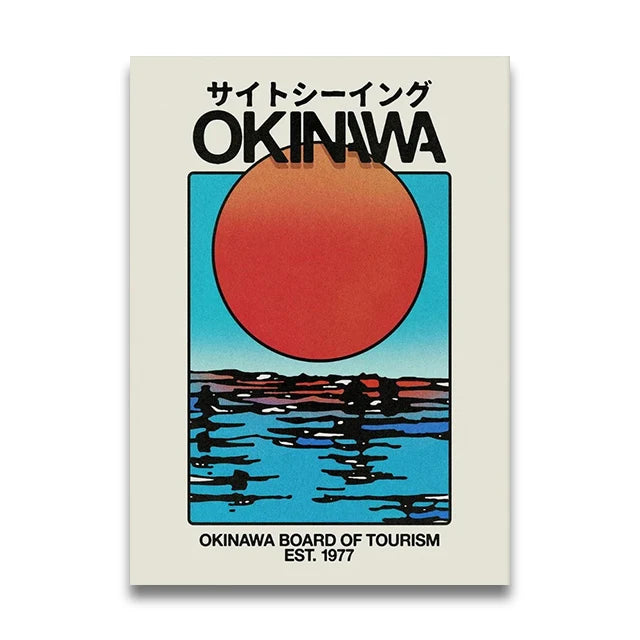POSTER DÉCORATIF JAPONAIS