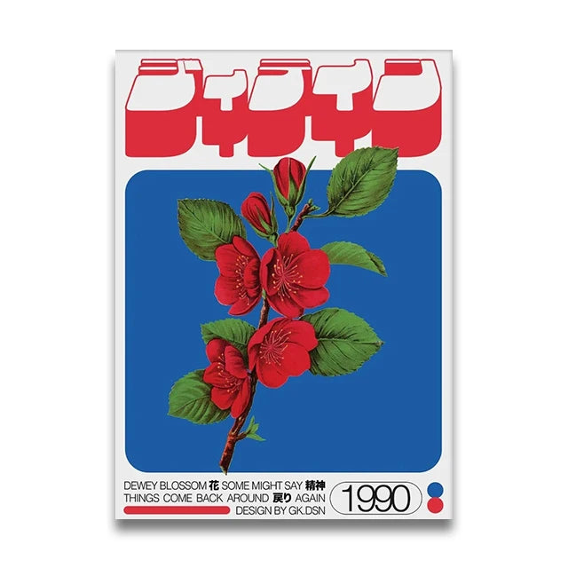 POSTER DÉCORATIF JAPONAIS