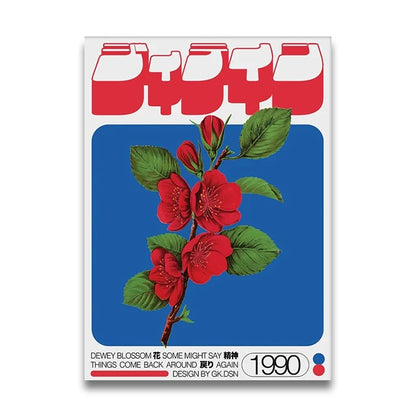 POSTER DÉCORATIF JAPONAIS