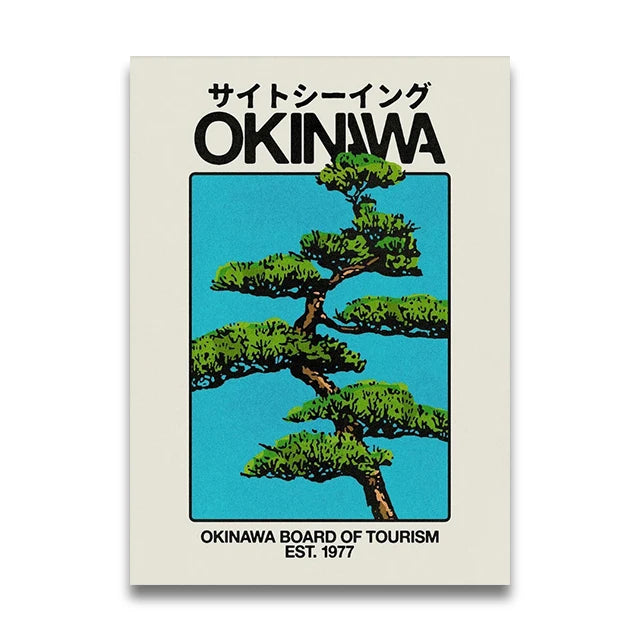 POSTER DÉCORATIF JAPONAIS
