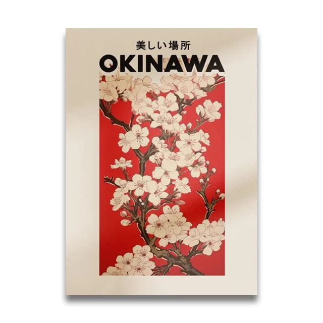 POSTER DÉCORATIF JAPONAIS