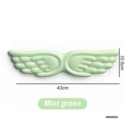 Keyboard Mouse Wrist Rest Angel Wing Memory Foam Mouse Pad Set Wrist Support Ergonomic Non-Slip for Computer Laptop Easy Typing