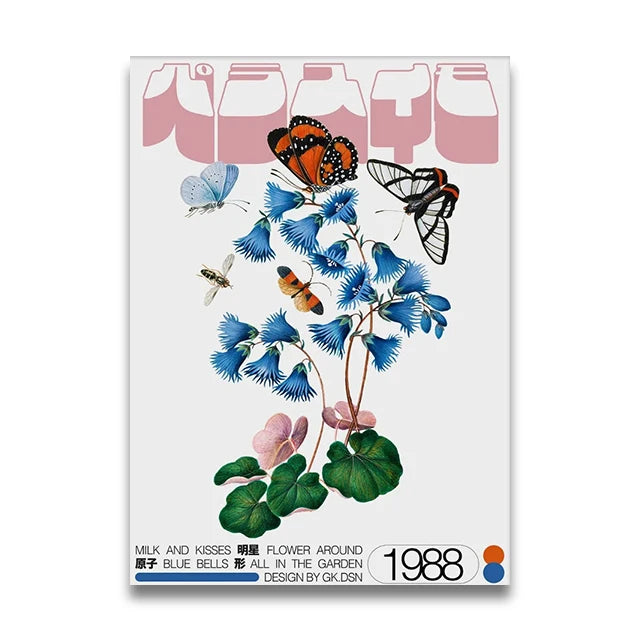POSTER DÉCORATIF JAPONAIS